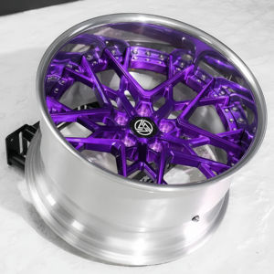 XINLAI Venta caliente 2 piezas forjado cepillado pulido 5x5x120 112 5x114,3 <span class=keywords><strong>18</strong></span> 19 20 21 22 pulgadas rueda para rueda de coche de carreras - Product Image 1