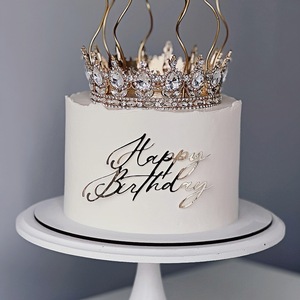 Nuovi Topper per Torte in Acrilico Riutilizzabili ed Ecologici in Stile Ins, Decorazione Laterale Moderna per Torte <span class=keywords><strong>di</strong></span> <span class=keywords><strong>Compleanno</strong></span> - Product Image 2