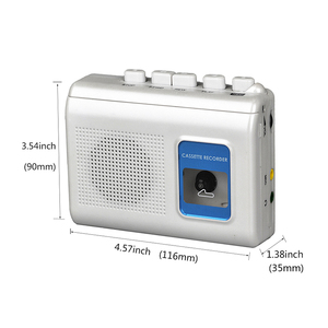 Trẻ Em Học Sinh Người Lớn Nghe Nhạc Học Ngôn Ngữ Công Cụ Băng Âm Thanh Boong Tích Hợp Loa Cassette Máy Ghi Âm - Product Image 6
