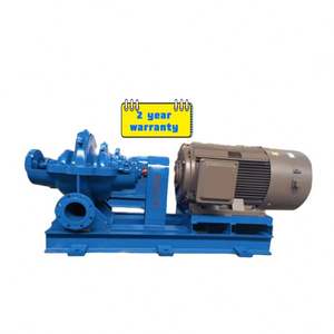 Bomba de Agua Centrífuga Horizontal de Una Etapa de Alta Eficiencia y Alta Presión de 200kw, Bomba de Riego de Doble Succión - Product Image 1