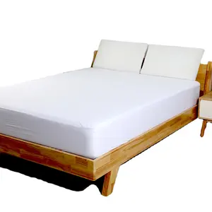 Couverture de matelas de luxe en bambou, serviette éponge lavable, protection contre les insectes de lit, taille Queen, imperméable, pour hôtel, personnalisé