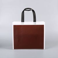 Sac fourre-tout personnalisable en tissu non tissé aiguilleté, pour promotion, emballage cadeau, vêtements, shopping, imprimé à l'écran