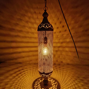 Lámpara de Pared de Cristal Creativa, Estilo Marroquí, Lámpara Colgante de Vidrio, Luz Ambiental Cálida para Pasillo, Hotel, Bar - Product Image 1