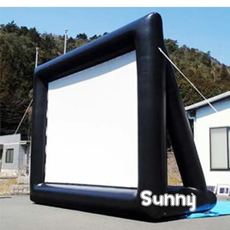 Schermo di proiezione posteriore gonfiabile per la vendita proiettore TV schermo gonfiabile esterno schermo cinematografico proiettore