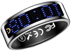 Anneau intelligent pour la santé avec écran LED, charge magnétique, écran tactile, suivi d'activité, boîtier en plastique - Product Image 5