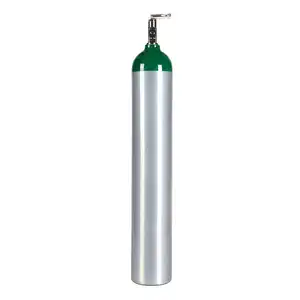 Flasche Sauerstoff tank Medizinisches Sauerstoff aluminium Neu Tragbar ME 4.6L Hoch ventil Gas Sauerstoff flasche 150 Bar CN;SHN