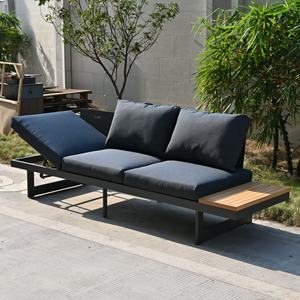 Ensemble de mobilier de patio modulaire économique avec chaise longue à assise relevable, canapé d'extérieur léger en aluminium pour piscine, <span class=keywords><strong>jardin</strong></span>, hôtel - Product Image 1