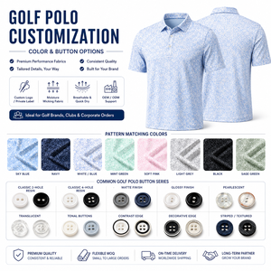 Polo da Golf Personalizzata per Uomo, 88% Poliestere 12% Andex, Maglietta da Golf di Qualità per Squadre, Traspirante, T-Shirt da Golf di Qualità per Uomini - Product Image 2