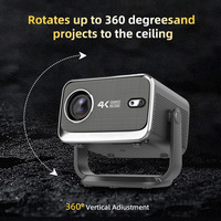 Nouveau design HD PTZ projecteur système Android intelligent Version outre-mer projecteur domestique lisse 4K Projection HD 1080
