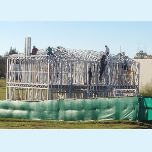 Maisons préfabriquées Deepblue Smarthouse, résistantes aux tremblements de terre, en acier léger, villas de luxe, bungalows, plancher en <span class=keywords><strong>bois</strong></span> ou en bambou - Product Image 1