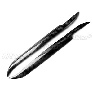 1 par de cubiertas de fibra de carbono real para faros delanteros de coche, para BMW E39 525 528 530 1997 1998 1999 2000 2001 2002 2003 - Product Image 2