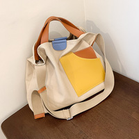 Sac fourre-tout personnalisé pas cher prix design grande capacité sac à bandoulière pour femmes loisirs bandoulière sac fourre-tout en toile pour étudiant vente en gros