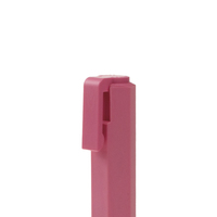 Pensil Mekanik Shorty Short Soft Grip Plastik Pink Body Black Lead Lucu Estetis Klip Hitam Bodi Plastik Untuk Kantor Sekolah