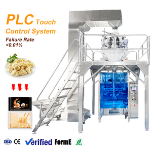 Machine d'emballage verticale entièrement automatique pour aliments surgelés, machine d'emballage de boulettes de viande - Product Image 1