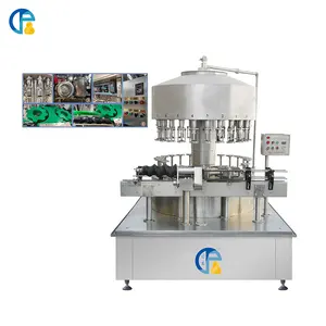 GOFAR Automatic liquid filling machine wine rotary filling machine for glass bottles PET bottles