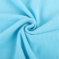 Vente en gros de tissu velours côtelé 9W avec motif à rayures ignifuge pour vêtements canapé jouet maison Textile sacs accessoires