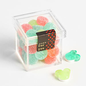 Vente en gros <span class=keywords><strong>de</strong></span> boîte à bonbons en acrylique avec couvercle pour le rangement ou la décoration <span class=keywords><strong>de</strong></span> fêtes <span class=keywords><strong>de</strong></span> mariage - Product Image 3