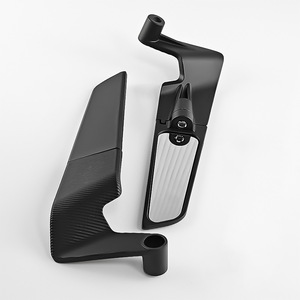Rétroviseur de moto Qiangye, grande lame réglable universelle pour la sécurité des motos - Product Image 1