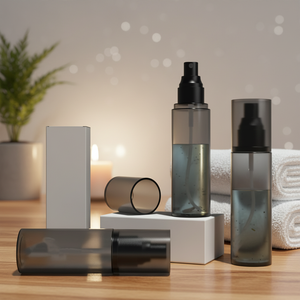 Botellas de Spray de Plástico con Pulverizador Fino, Color Negro Esmerilado, de 100ml, 120ml y 150ml, para Tóner - Product Image 1