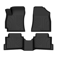 Pièces automobiles transfrontalières Tapis de sol en TPE imperméables toutes saisons à plateau profond et doublures de coffre intégrées ajustement parfait pour Hyundai KONA 24-25