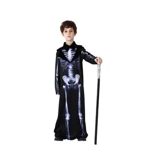 Wholesale Boys Party Cosplay Costumes Halloween Clothing For Boys Kids Skeleton Halloween Costumes Rompers