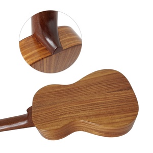 Marchio Aiersi soprano di alta qualità tutto solido Koa Ukulele logo personalizzato <span class=keywords><strong>KPK</strong></span> professionale 21 pollici chitarra Uku corda strumento musicale - Product Image 4