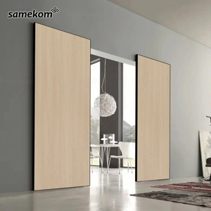 Modern High Quality Hidden Track Invisible <strong>Back</strong> Ghost Interior Wall Mount Sliding <strong>Door</strong> System With Soft Closing - Product Image 4