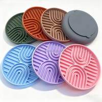 HomyPawz – Gamelle surélevée antidérapante personnalisée pour chien, portable et élégante, couleurs mélangées, lilas arc-en-ciel, mangeoire lente – Vente en gros