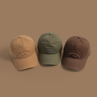 Casquette de baseball en PVC brodée 3D pour femme et unisexe, pièce de créateur, lettrage dégradé, tendance, ajustable, casquette à 6 panneaux pour têtes plus volumineuses