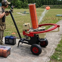 Lanceur de cibles en argile, lanceur automatique d'extérieur avec télécommande et angle réglable
