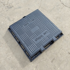 Chất lượng cao en124 D400 <span class=keywords><strong>manhole</strong></span> Bìa nắp không có tiếng ồn không thấm nước vật liệu composite cống <span class=keywords><strong>manhole</strong></span> bìa và khung - Product Image 4