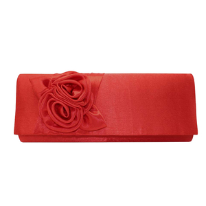 Women Simple Classic 3D Floral Handbag Fashion Evening <b>Bag</b> Party Prom Clutch <b>Bag</b> Bride Wedding Purse - Product Image 6