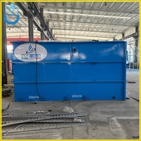 Usine de traitement des eaux usées intégrée en conteneur portable avec modèles MBR, bases de support pour navires de service offshore, bioréacteur