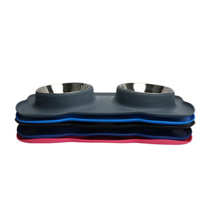 Support de gamelle en silicone détachable pour chat, gamelle pour nourriture et eau, écologique, pour chat, chaton, petit et moyen chien - Product Image 5