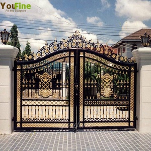 Nouvelle conception, grande porte en <span class=keywords><strong>fer</strong></span> forgé à vendre - Product Image 2
