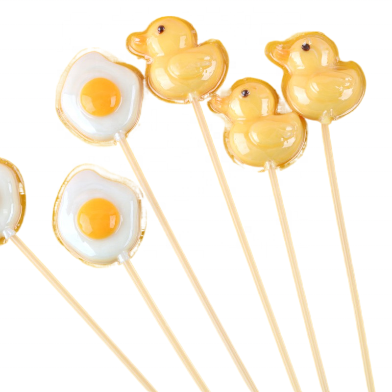 Оптовая продажа, рождественские кондитерские изделия, желтая утка, фруктовый вкус, искусство, леденец на палочке на заказ, сладкие конфеты, Леденцы На Палочке