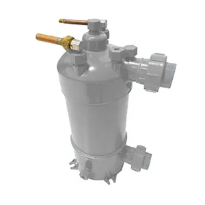 PVC Titanium Heat Exchanger Pool Heater Evaporator Shell and Tube Heat Exchanger