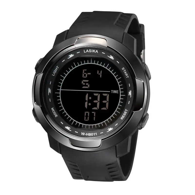 NEW Hot Sale Lasika W-F8011 Men Fashion Wristwatches New Water Resistant Black Band Digital Men's Sport Style Watch