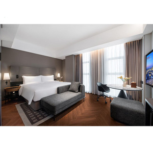 Shiyi เฟอร์นิเจอร์โรงแรมสำหรับ5ดาวหรูหราการออกแบบที่ทันสมัยห้องนอนชุดเตียงโรงแรมปรับแต่งได้ - Product Image 1