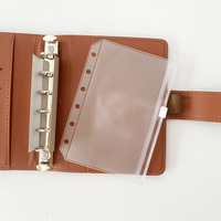 2022 Offres Spéciales A7 macaron PU cuir cahier couverture argent feuilles mobiles classeur étanche pur cuir journal couverture cadeau parfait
