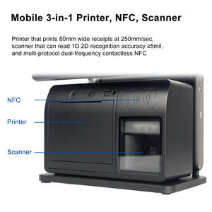 Máy tính tiền tích hợp máy quét mã vạch NFC, màn hình cảm ứng <span class=keywords><strong>10.1</strong></span> inch, máy in 80mm rời, tất cả trong một hệ thống <span class=keywords><strong>POS</strong></span> - Product Image 4