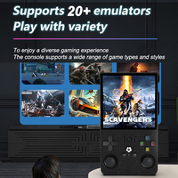 Console de jeu portable rétro R36 Max, 206 nouvelles couleurs, écran IPS 4'', RK3326, émulateurs classiques, lecteur de jeux portable, vente en gros OME