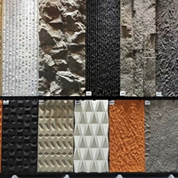 Benutzer definierte Farbe Polyurethan Perforierte Platte Ziegel Stil Outdoor PU Stein Wand paneel Einfach zu installieren Pu Stein Wand paneel