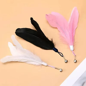 Teaser Stick With Bell, Feather, Long <b>Rod</b> Suction Cup - Product Image 5