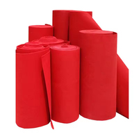 Directeur Usine En Gros Anti-Fading Tapis De Mariage Rouge Mince En Plein Air Partie Passerelle Tapis Rouleau pour Événements De Mariage