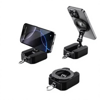 Support de téléphone magnétique YIXIN réglable en hauteur, multifonctionnel et universel pour voiture, pliable et portable pour lit et bureau