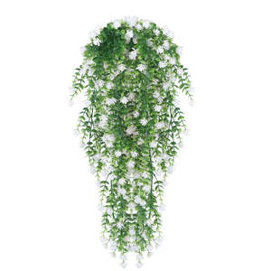 Lámpara <span class=keywords><strong>de</strong></span> Techo <span class=keywords><strong>de</strong></span> Mimbre con Flores <span class=keywords><strong>de</strong></span> Gypsophila Artificiales <span class=keywords><strong>de</strong></span> Alta Calidad, Decoración Moderna Hecha a Mano para Bodas y Hogar - Product Image 4