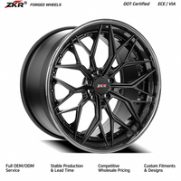 Jantes en alliage chromées polies ZKR OEM 5x112 5x114.3 5x130 5x120 18 19 20 21 22 pouces pour BMW Audi S6 Ford Mustang C8