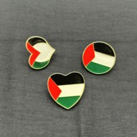 Épinglette drapeau de la Palestine gratuite petites épinglettes personnalisées épinglettes carte de la Palestine