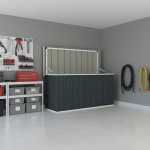 ESD11748-H60 Boîtier métallique extérieur pour <span class=keywords><strong>terrasse</strong></span>, boîte de rangement pour piscine, boîte à outils étanche, boîte utilitaire avec couvercle verrouillable – Vente directe usine - Product Image 1